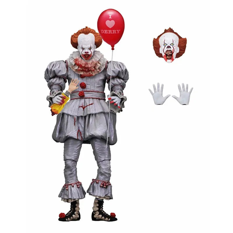 NECA IT Pennywise 23 см ПВХ Фигурки игрушки подвижные для детей подарки на