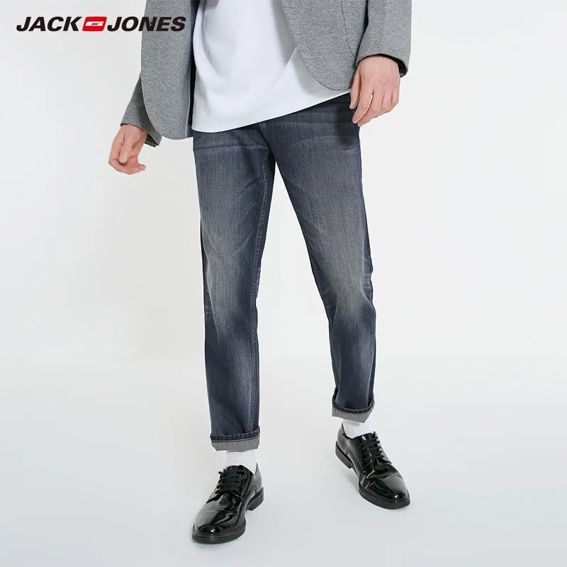 Мужские зимние укороченные джинсы Jack Jones с 9 точками | 219132519|Мужские джинсы|