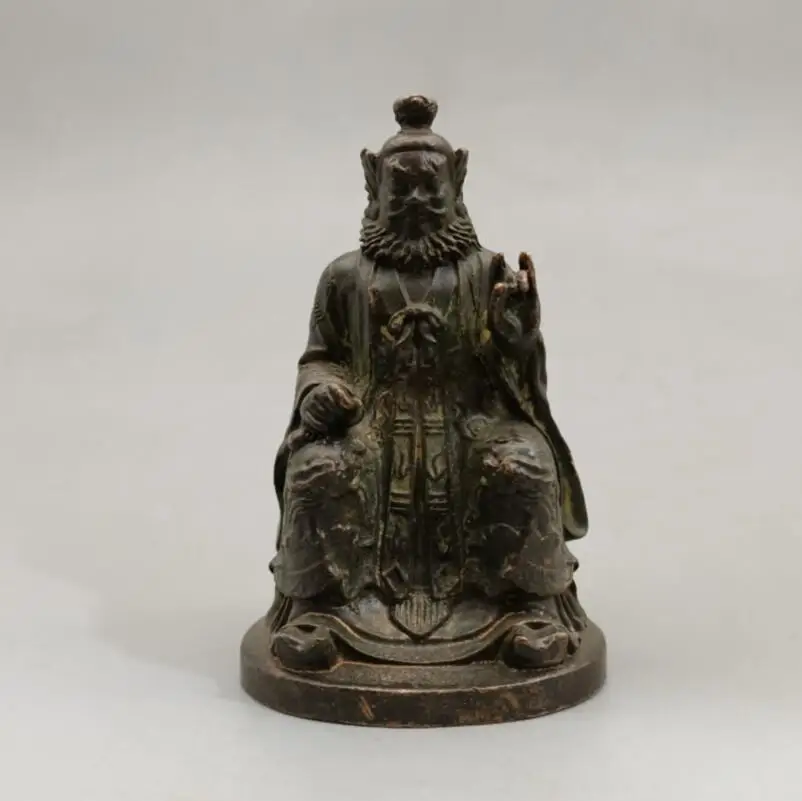 

Китайская латунная статуя основателя Taoism small crafts