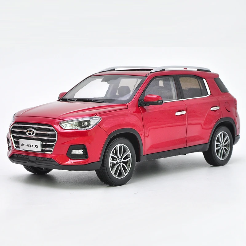 1:18 литье под давлением модель для hyundai IX35 красный внедорожник Игрушечная машина из сплава миниатюрная коллекция подарки Tucson IX 35