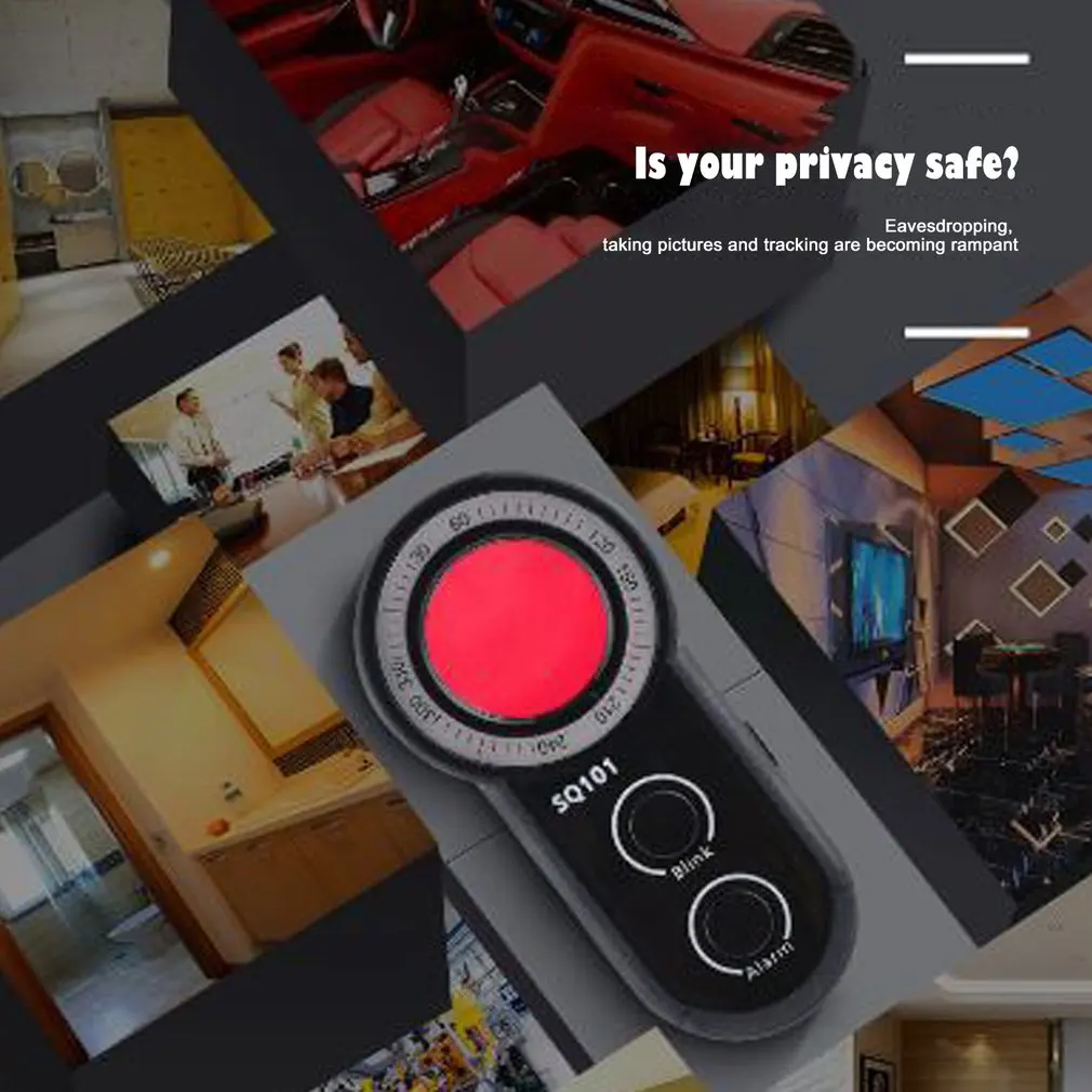 

SQ101 Anti-surveillance Camera Detector GPS Signal Detector Built-in Battery 250mAh Portable Camera Detector