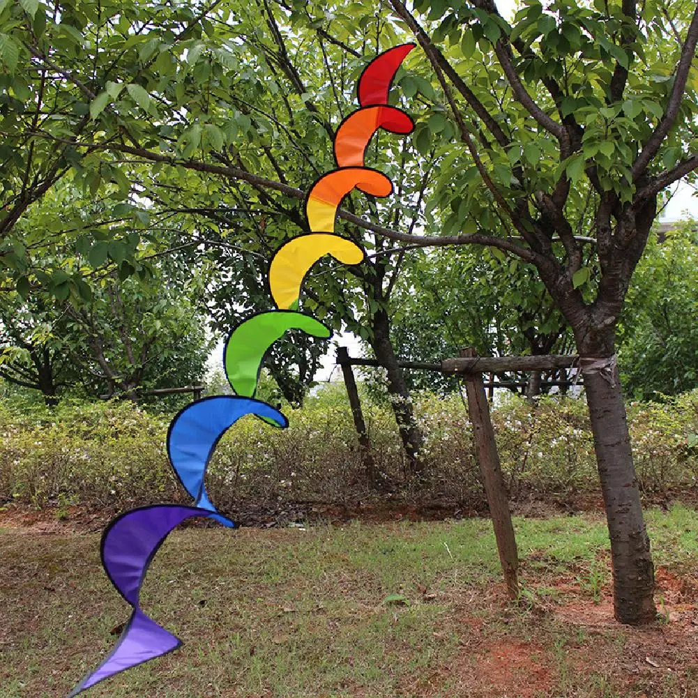 

[ Ready Stock ] Breeze Spinner Toy Colorful Outdoor Hanging Pendant Garden Decor Kids Windmill