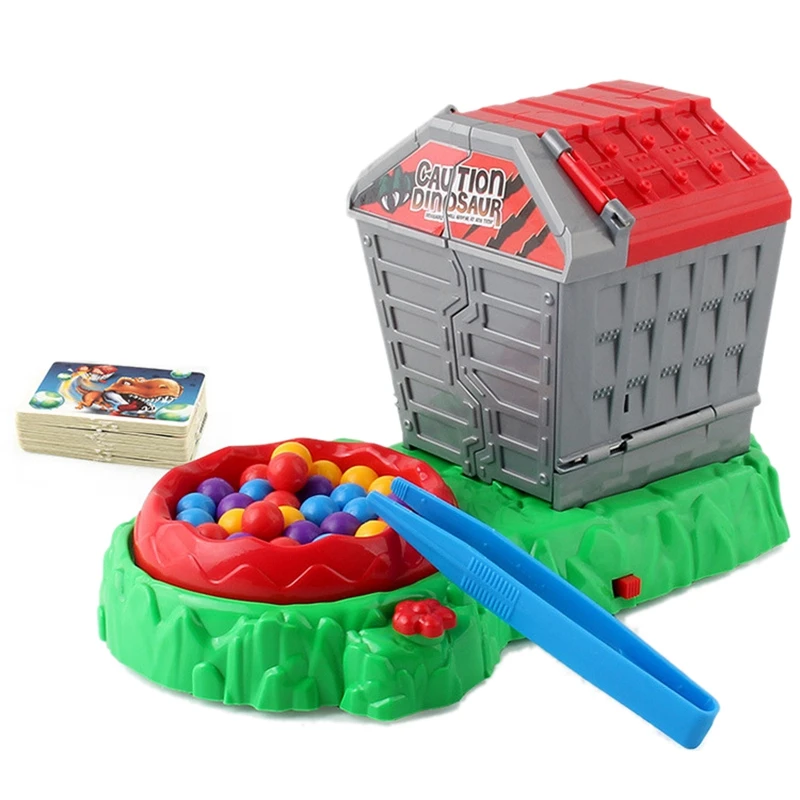 

Игрушки динозавры с предупреждением для детей, захватывающие настольные игрушки для всей семьи, забота о яйце, динозавры, новинка, рождеств...