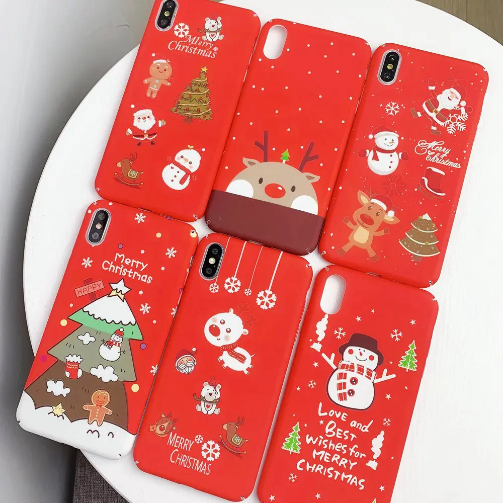 Christmas Luminous Phone Case For iPhone 11 Pro Max Back X XS XR 7 8 Plus Cover Coque Fundas |