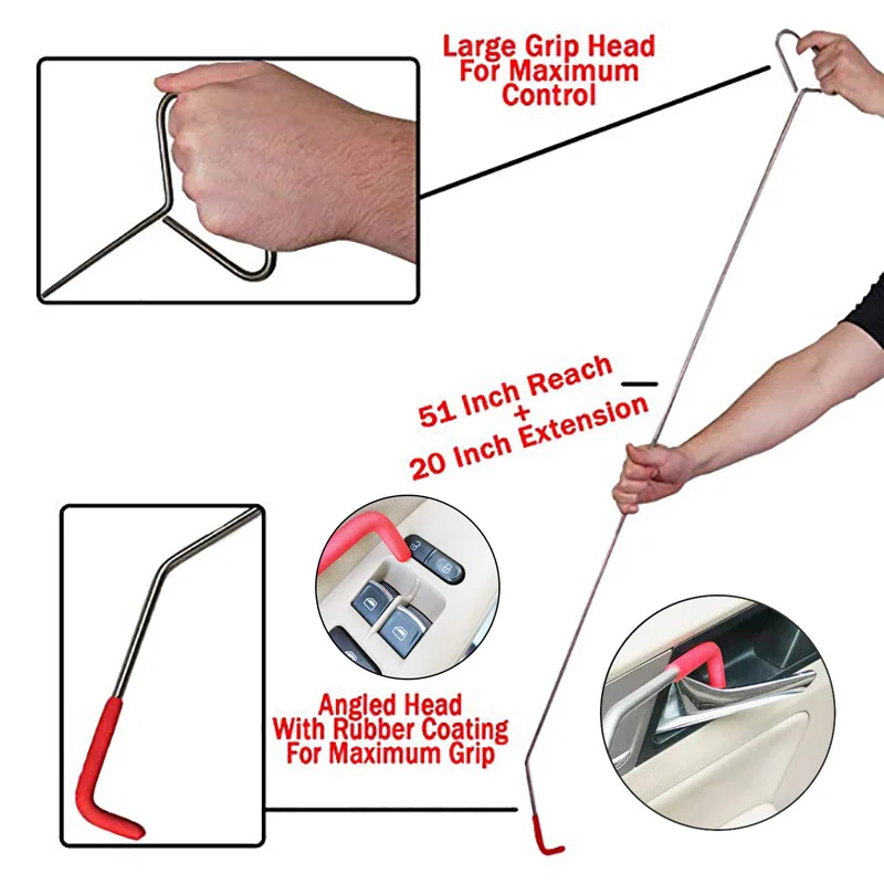 Preço 13 Pçs Ferramentas Do Carro De Manutenção Push Pull Gancho Reparação Dent Haste Ferramenta Porta Janela Posicionamento Airbag áudio Do Carro Interior Fivela Remoção