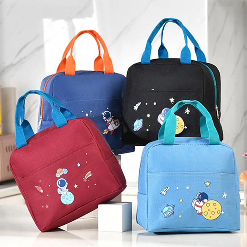 

Мультяшный изоляционный охлаждающий Ланч-бокс, сумка, водонепроницаемые термосумки из ткани Оксфорд для хранения продуктов, школьный и офи...