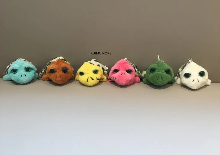 1piece random Милые разноцветные мини-юбки, прибл. 4-15 см. Подарок черепаха маленькие животные плюшевые игрушки, брелок чучело черепахи игрушки - Цвет: 1piece random
