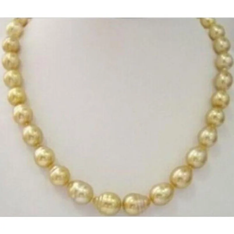 fine jewelry 18&quot SOUTH SEA GENUINE GOLD PEARL NECKLACE free shipping | Украшения и аксессуары