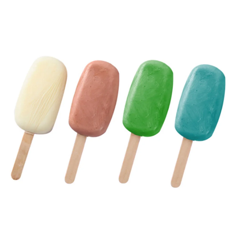 

8 Hole Silicone Ice Cream Mould Ice Cube Tray Popsicle Barrel Diy Mold Dessert Ice Cream Mold with Popsicle Stick