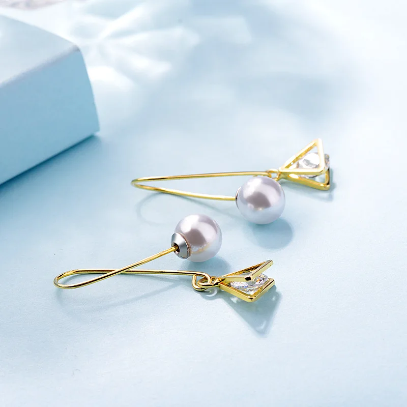 Модные Эффектные серьги для женщин бриллиантовые циркониевые подвески