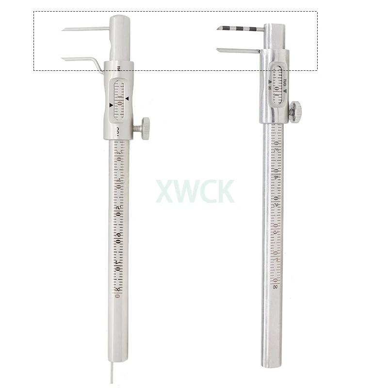 

Dental implant tooth Measuring calipers Bone ridge thickness pen With Positioning Pen Vernier Caliper Ruler dental tools 2 types