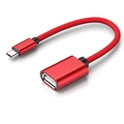 Переходник QICHSHJIN USB 3,0 OTG, Кабель-адаптер Type-C Micro USB на USB 3,0, преобразователь интерфейса для линии зарядки мобильного телефона