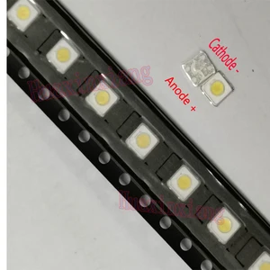 100 шт.лот SMD LED 3535 3 в 1 Вт 3537 100LM холодный белый для ТВ Подсветка