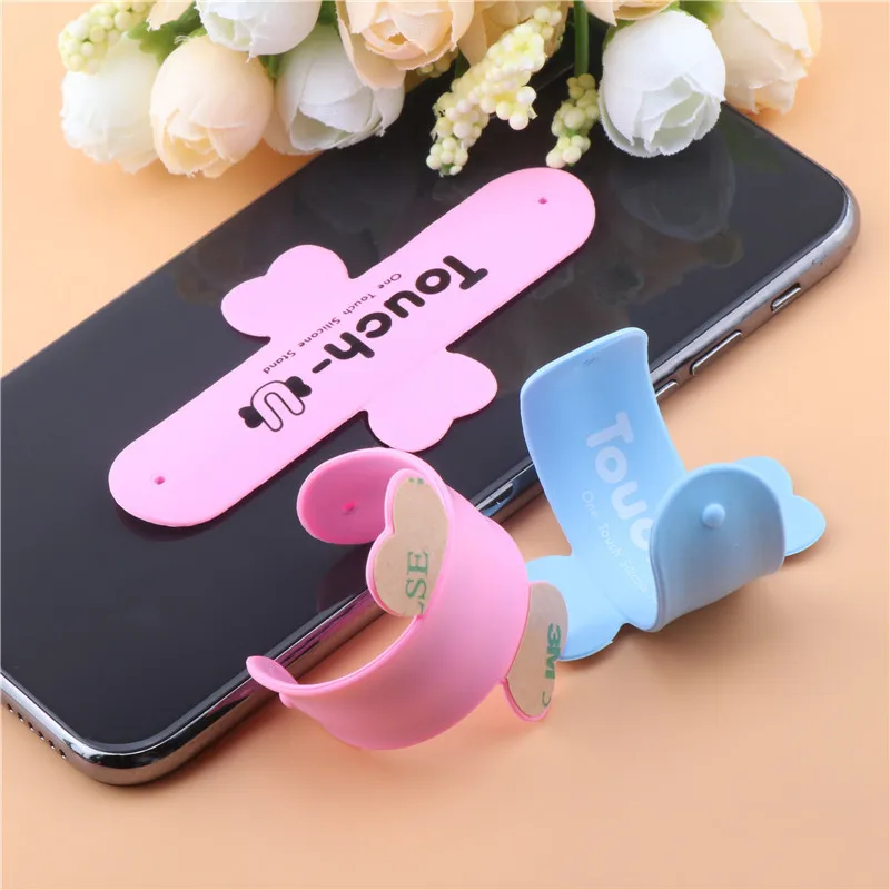 3 шт силиконовый сенсорный u-образный держатель телефона для iPhone samsung Xiaomi подставка волшебные наклейки присоска кронштейн для телефона