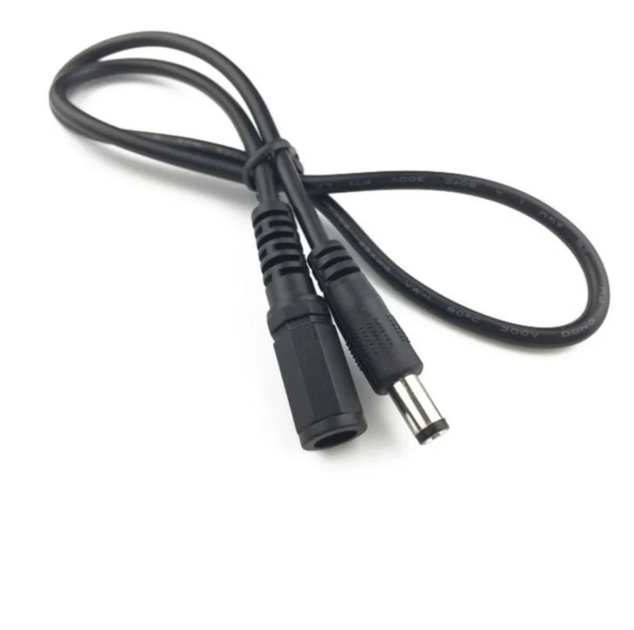 Женский к мужскому 12 В DC кабель питания удлинитель адаптер штепсельная вилка 5 мм