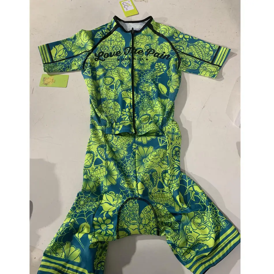 LOVE THE PAIN Triathlon Pro Team, спортивный костюм для велоспорта, Мужская одежда для велоспорта на заказ с коротким рукавом, Ciclismo Maillot Skinsuit