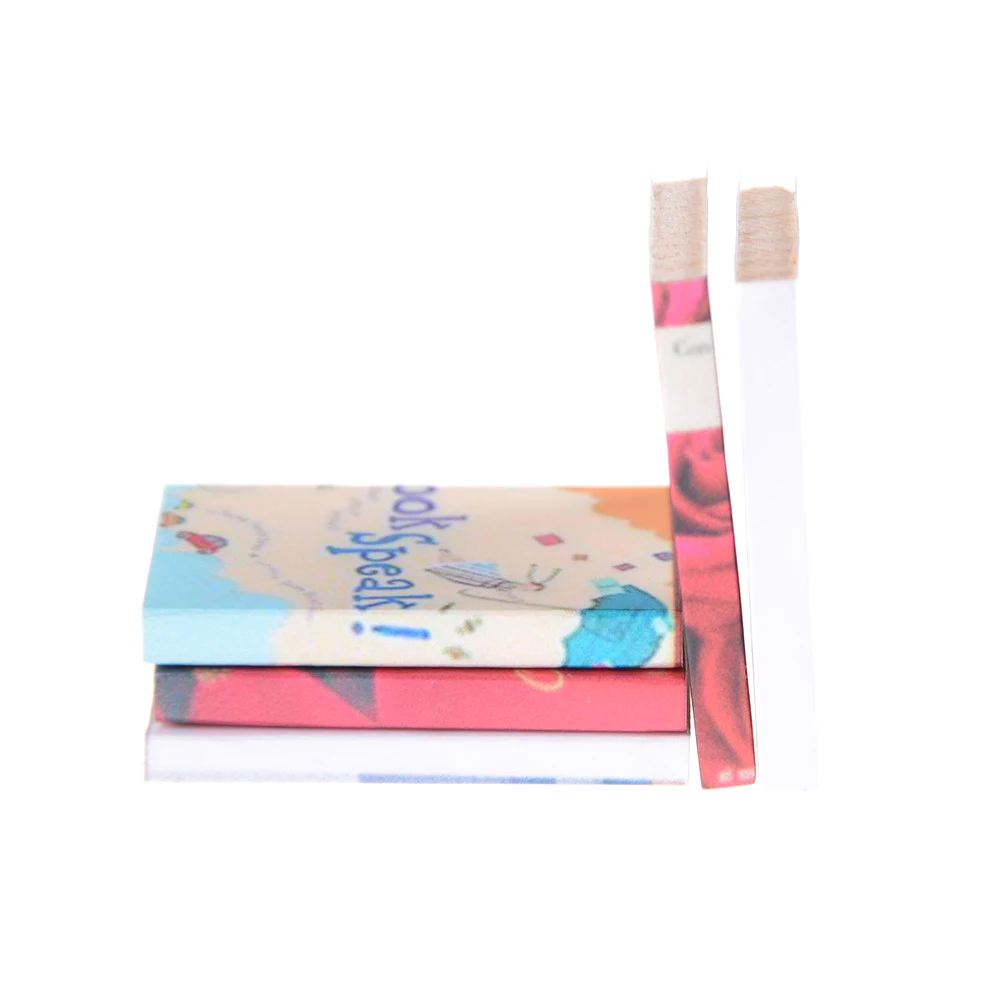 

Hot Sale Colorful 1/12 Wooden Doll house Miniature Books