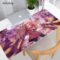 anime mousepad boy gift gaming mouse pad zero two carpet pc computer gamer accessorie large mat kawaii laptop desk protector pad