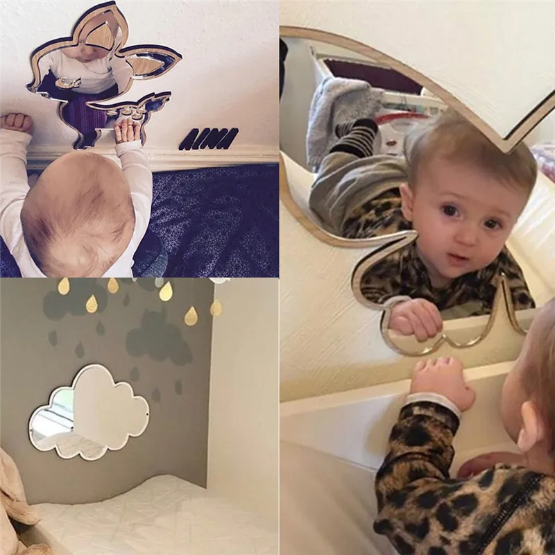 Детское мультяшное декоративное зеркало для ванной комнаты детская комната