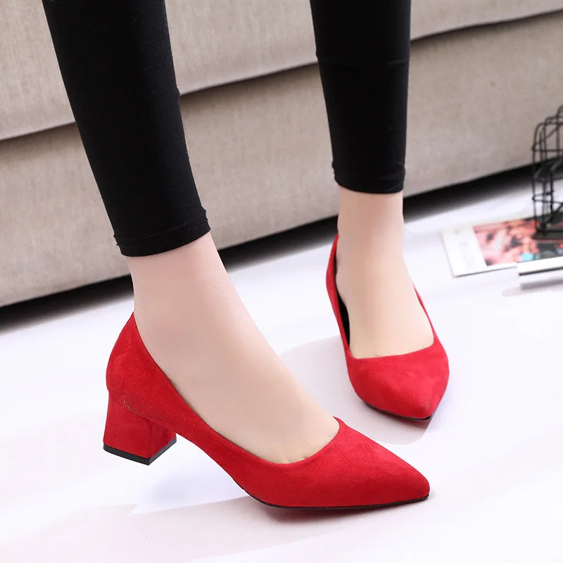 Пикантные женские туфли лодочки дамские свадебные На высоких толстых каблуках