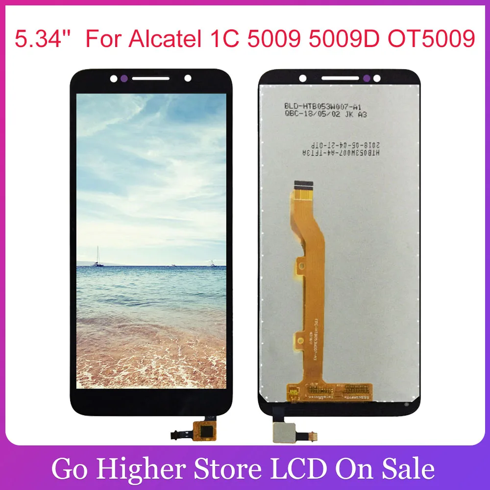 ЖК дисплей 5 34 ''для Alcatel 1C 5009 Lcd 5009D OT5009 с дигитайзером в сборе запасные части +