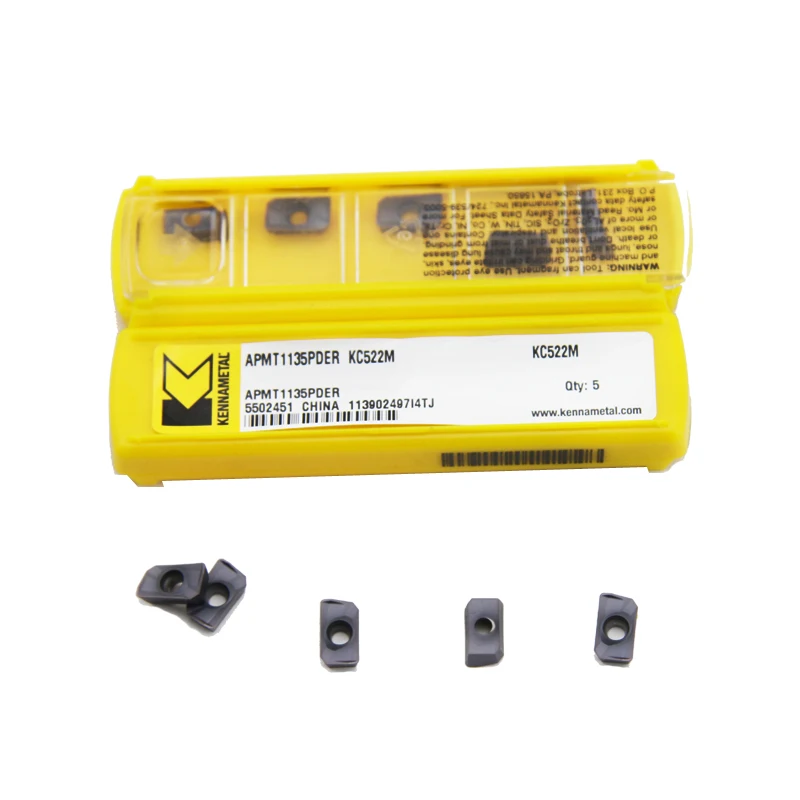 Фрезерные Вставки kennametal APMT1135PDER KC725M SPMIC9 KC522M KCPK30 из нержавеющей стали с высокой