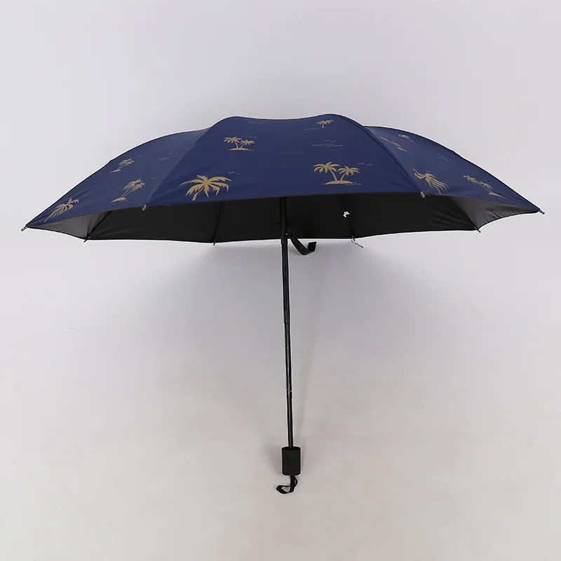 YADA Harajuku Wind Coconut Tree Umbrella Rain Women Folding For Windproof Pattern Umbrellas YS801 | Дом и сад