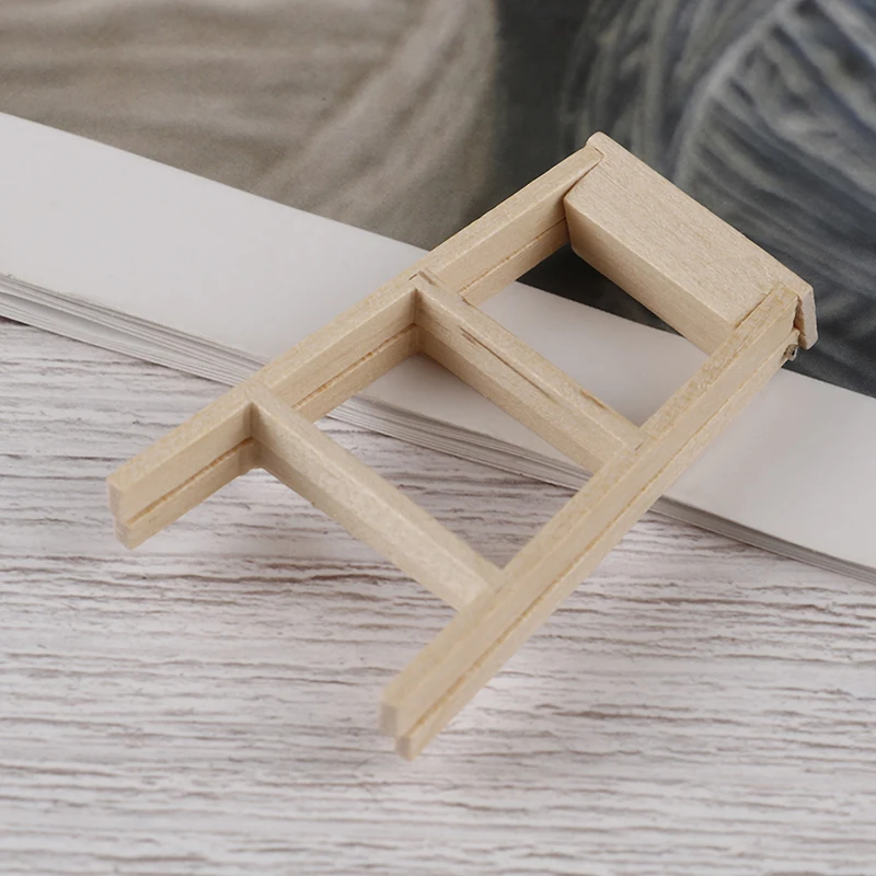 

1:12 Dollhouse Miniature Furniture Wooden Ladder