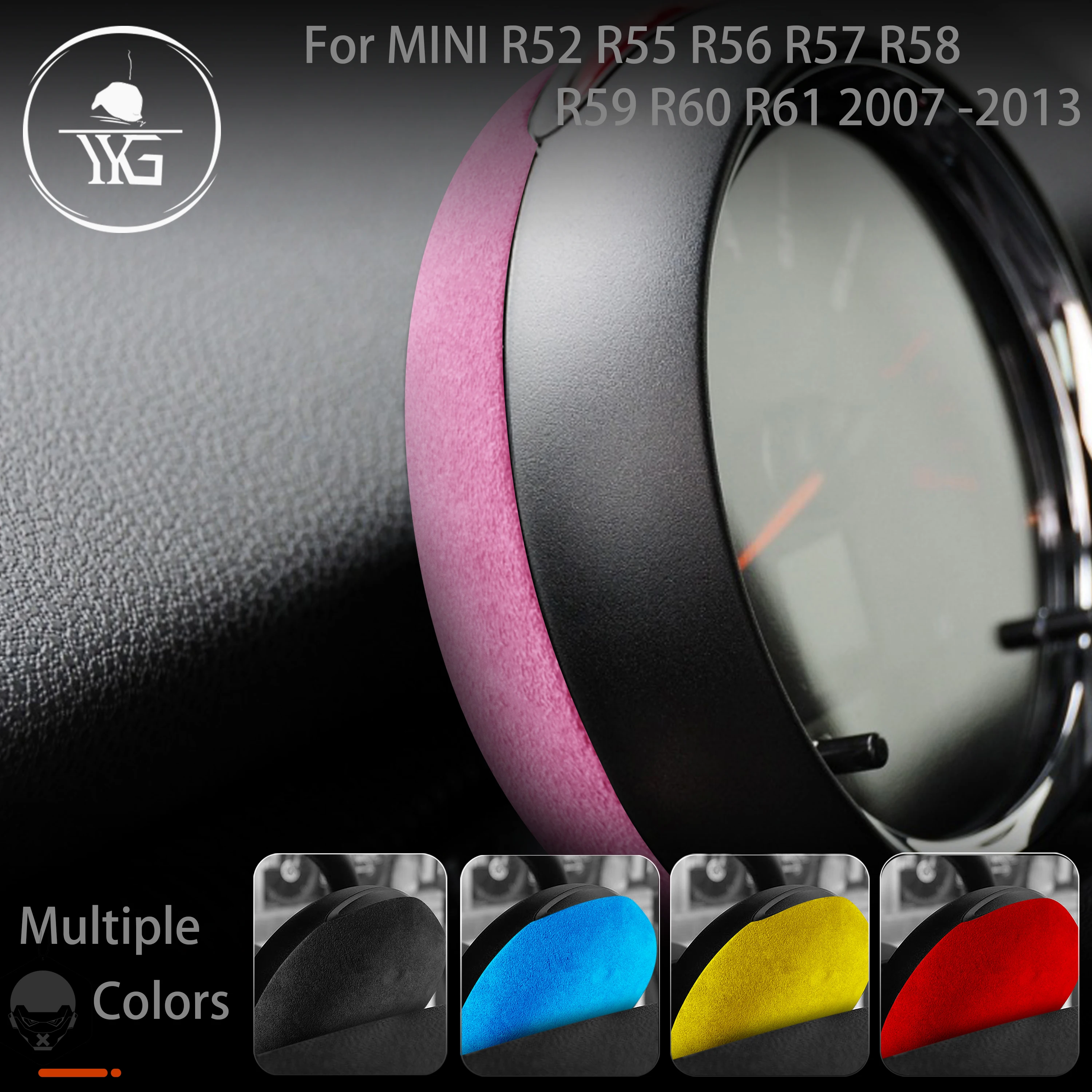 

Для миниатюрного медного люка R55 R56 R57 R58 R59 R60 2007-2013 скоростной измеритель фотоэлементов замшевый поворотный меховой ABS чехол для автомобильн...