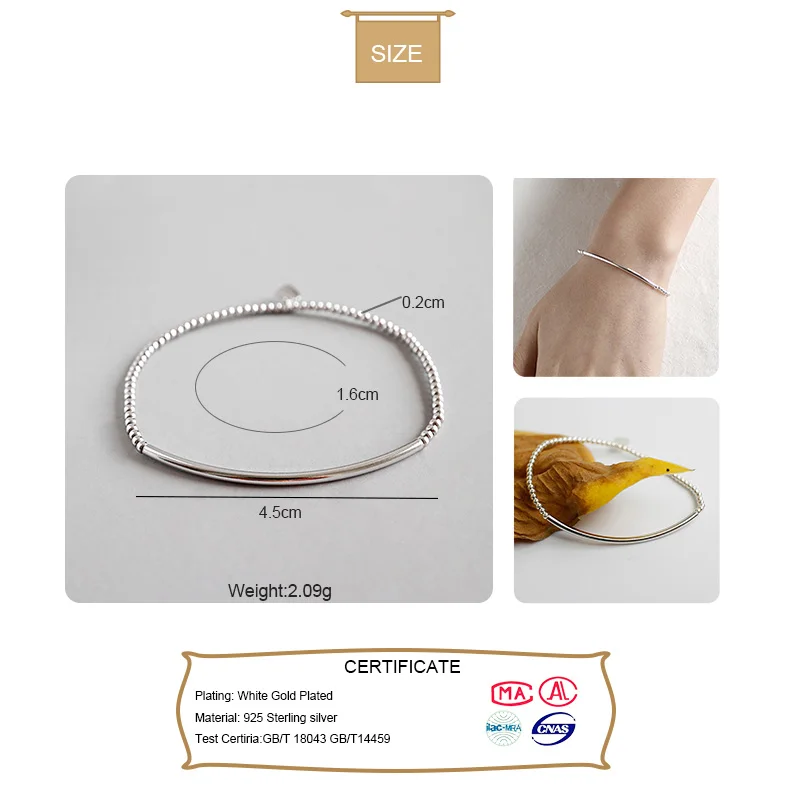 Trustdavis модный подлинный 925 Стерлинговое Серебро сладкий минималистичный 2 мм