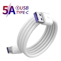5a super charge type c usb fast charging data cable for huawei p40 p30 p20 plus mate 40 30 20 nova 5 7 8 pro honor 30 v30 20 v20