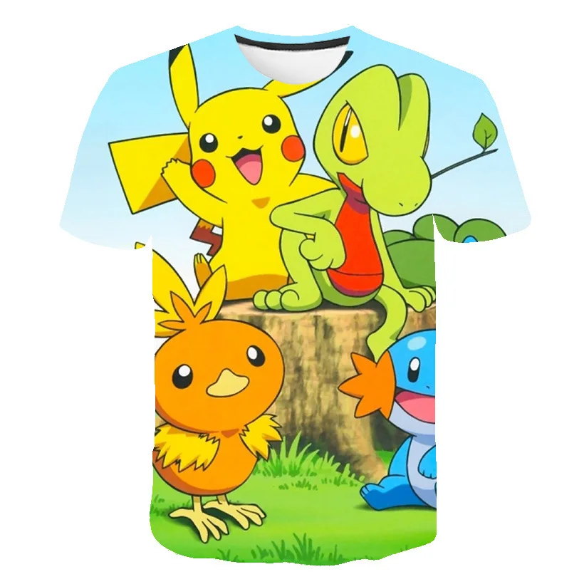 

Summer New Men's and Women's T-shirt 3D Printing Animation Fashion Children's Cartoon Casual Short-sleeved Top