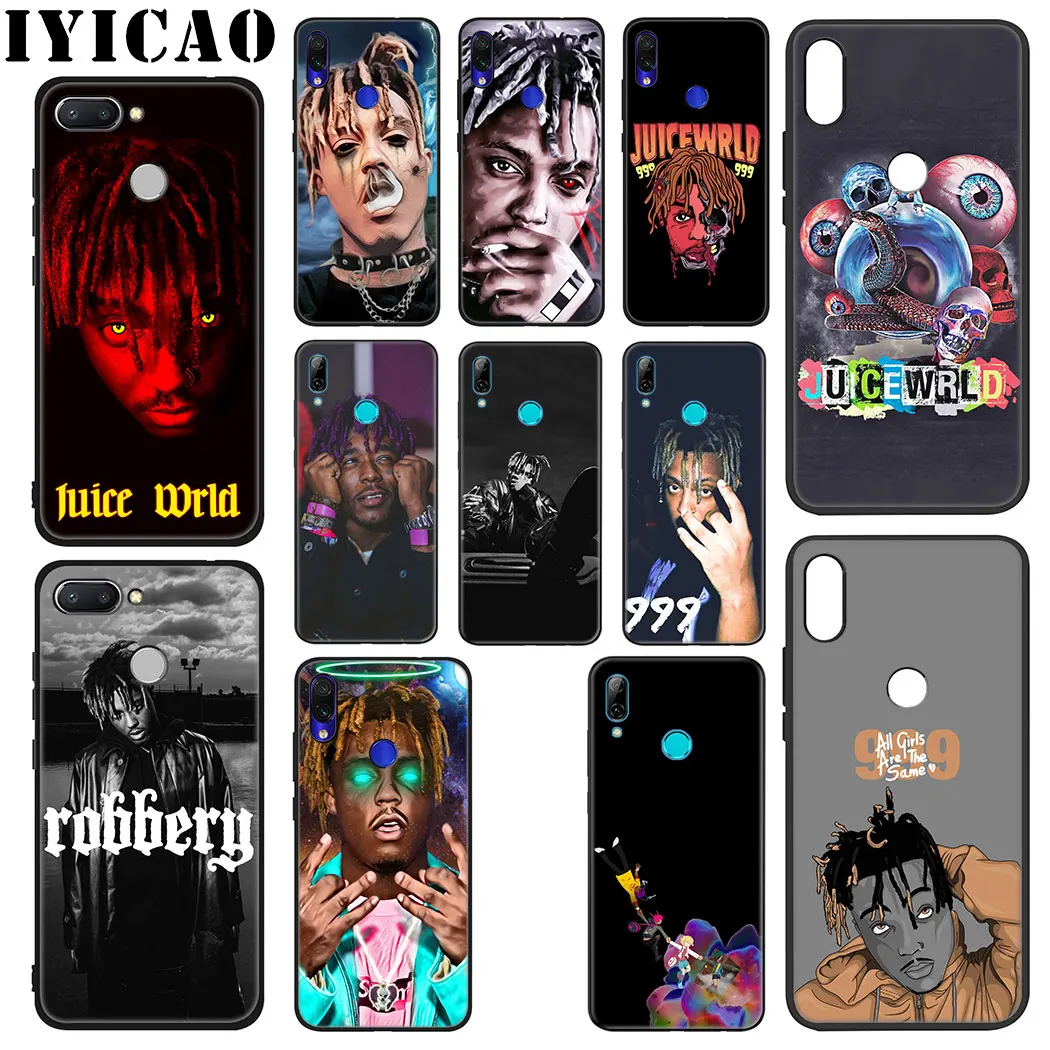 Мягкий чехол IYICAO Juice WRLD Rapper для Xiaomi Redmi Note 5 6 7 8 Pro 5A Prime 4 4X телефона|Бамперы| |