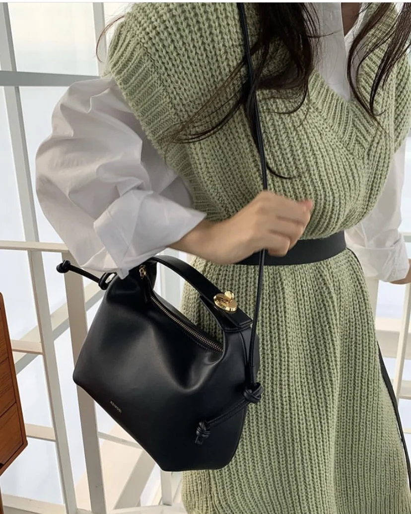 Женский костюм-двойка Woherb Трикотажный костюм с отложным воротником и V-образным