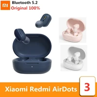 xiaomi redmi airdots 3 wireless bluetooth 5 2 earphone aptx adaptive tws headset smart wear touch control cd level sound