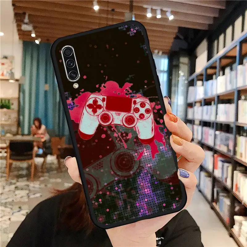 

Hot Game Play Station button pattern Phone Case For Samsung galaxy A S note 10 7 8 9 20 30 31 40 50 51 70 71 21 s ultra plus