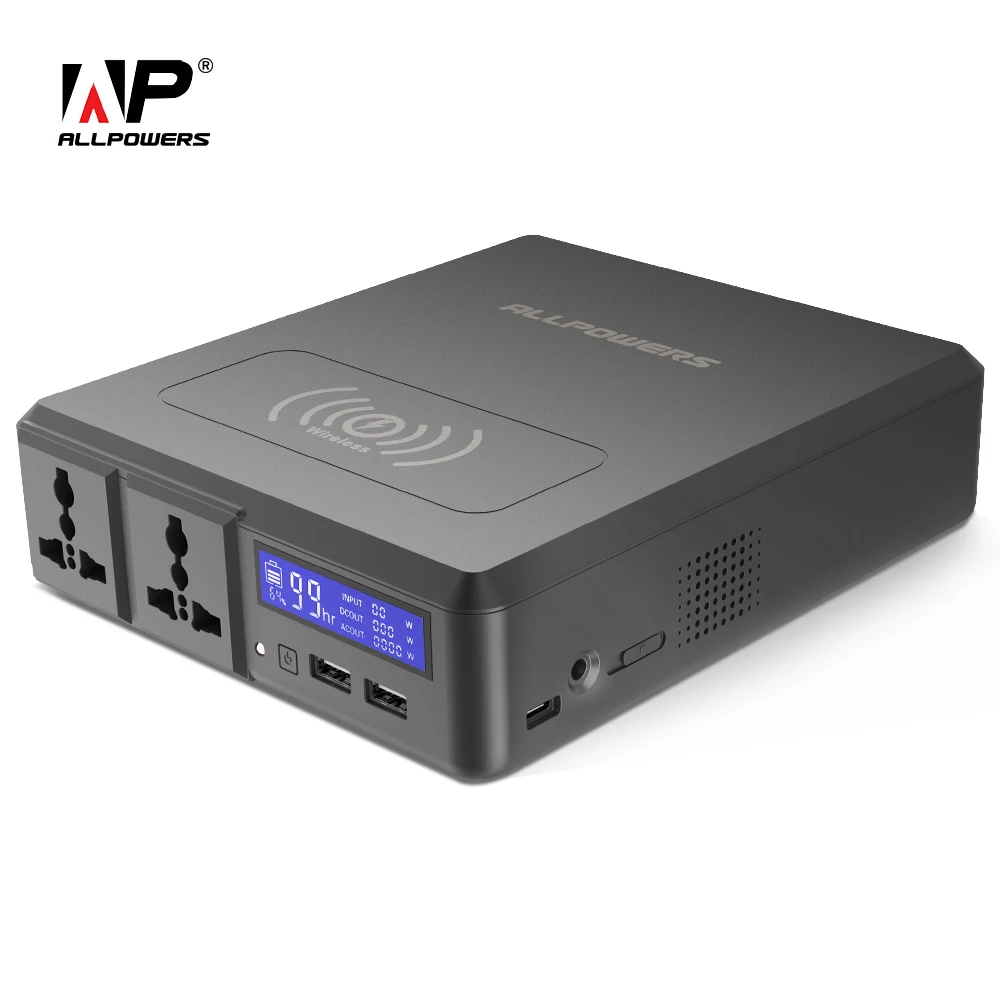 Power S power Bank 154 Вт 41600 мАч два выхода 110 В переменного тока, Внешнее зарядное устройство для iPhone, samsung, MacBook, lenovo, acer, ASUS и т. Д
