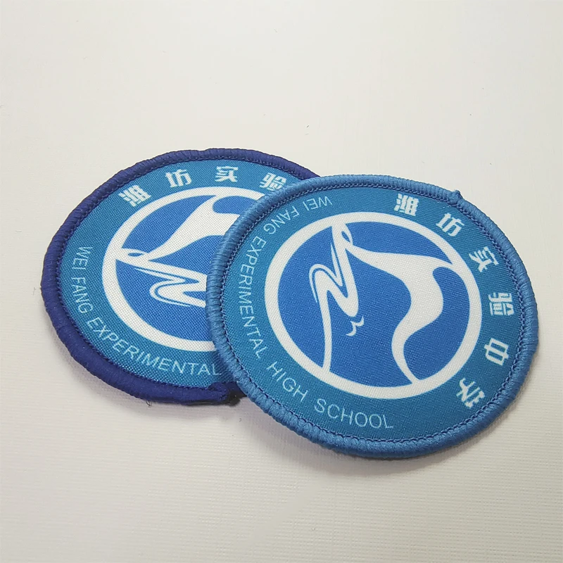 

Free shipping, free designCustomized computer printing logo, customized badge, trademark nameplate,school custom printed armband