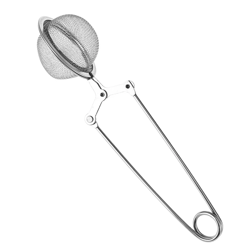 1 шт. длинной ручкой сетка для заварки чая мяч Рассыпной Чай Infuser клещи