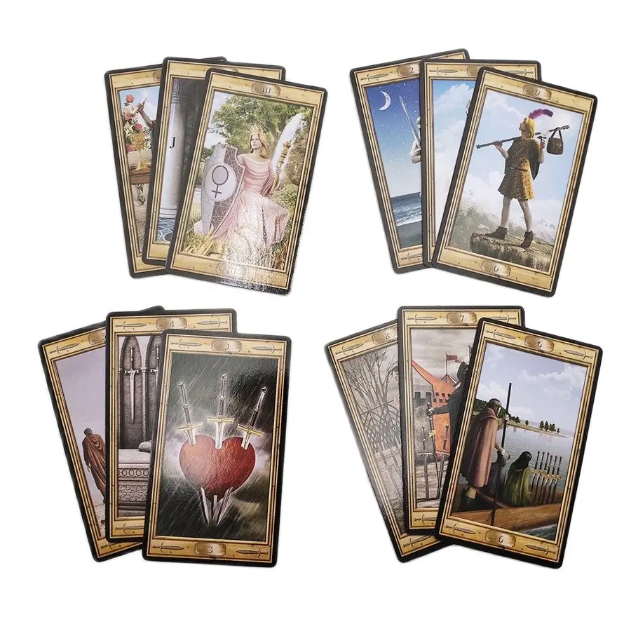Настольная игра Таро 78 карт английская версия для развлечений и вечевечерние |