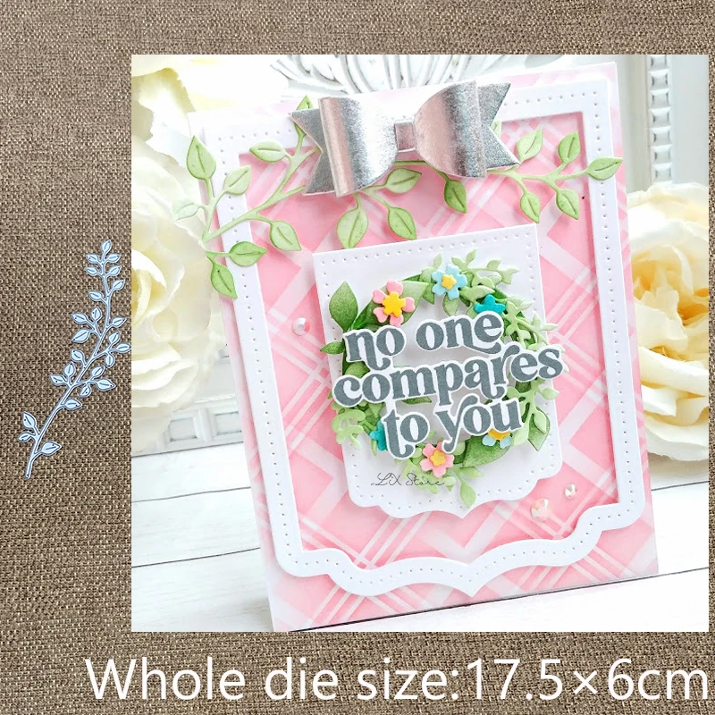 

Новый дизайн, металлический трафарет для рукоделия, пресс-формы, украшение в виде листьев и ветвей, высечки для альбомов, бумажных карточек, ...