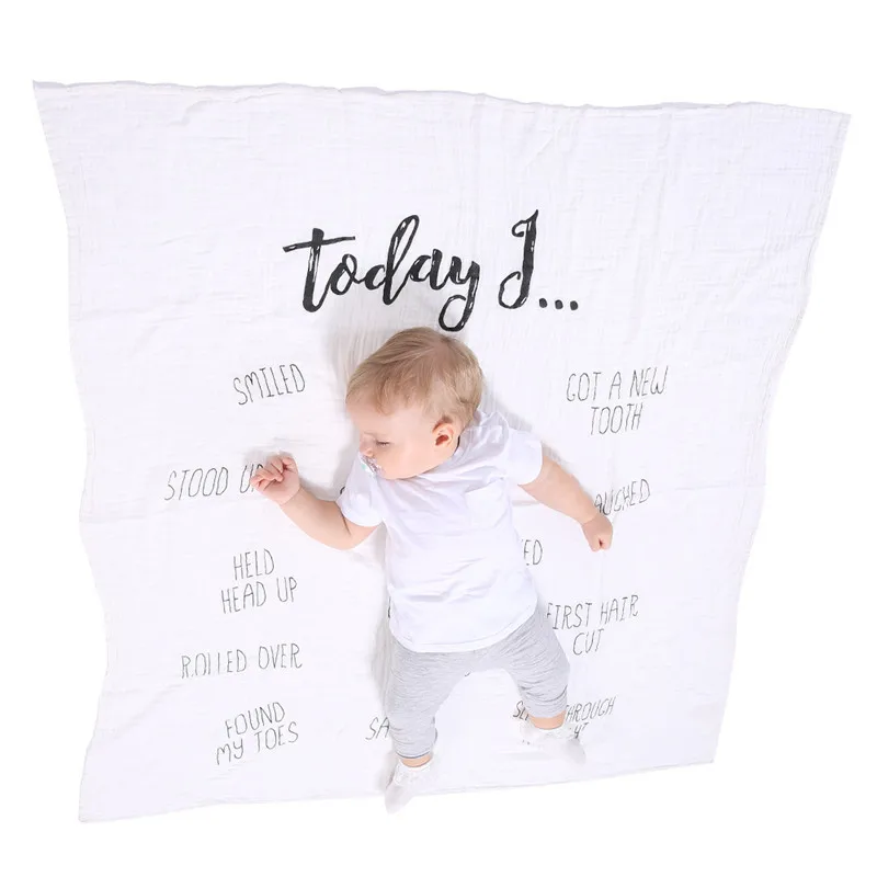 

Soft Muslin Newborn Baby Blanket Bedding Blanket Wrap Swaddle Blanket Bath Towel