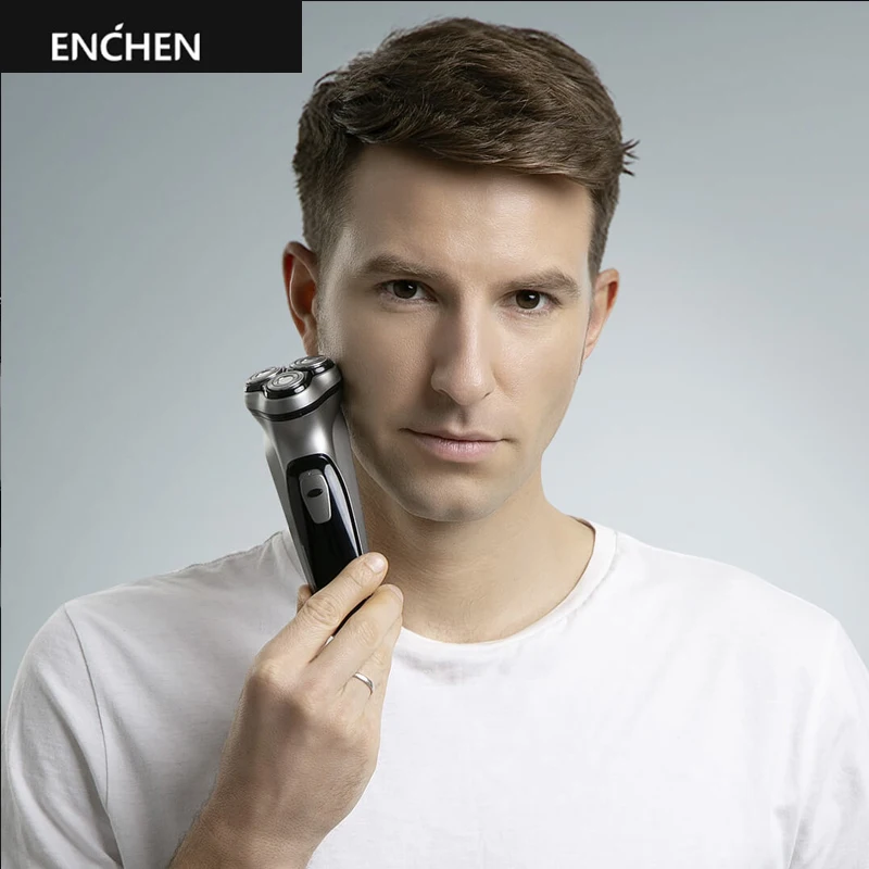 Xiaomi blackstone enchen электробритва Мужская моющаяся USB перезаряжаемая Беспроводная 3D