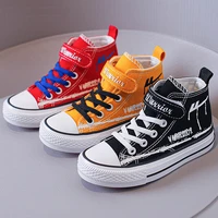 brand kids shoes boys canvas high top childrens sneakers girls casual shoes breathable student sport shoes chaussure enfant