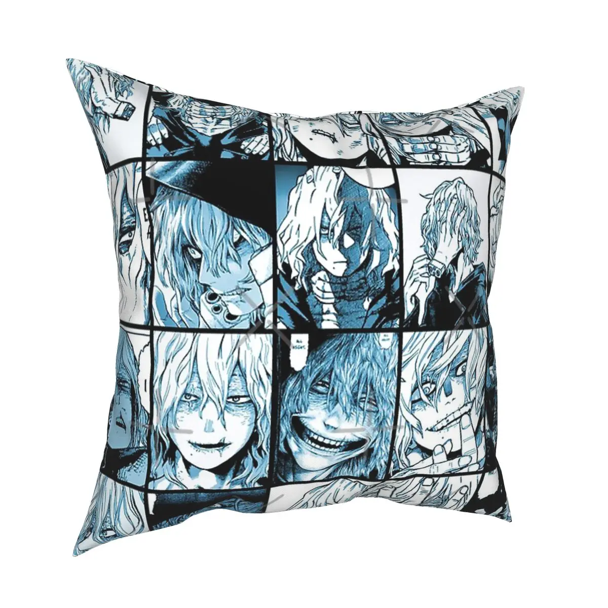 

Shigaraki Collage Color Version Pillow Case Cover Beige Cushion Cushions