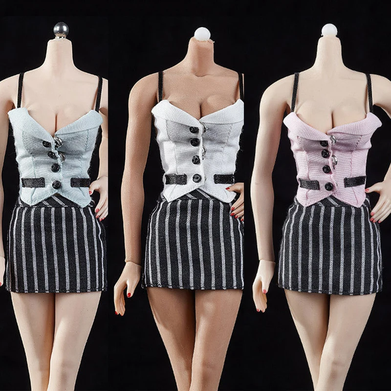 

1/6 Doll Costume OL Stewardess Upskirt Sexy Secretary Tight-fitting JOA-24-A/B/C 12-inch Woman Doll Available