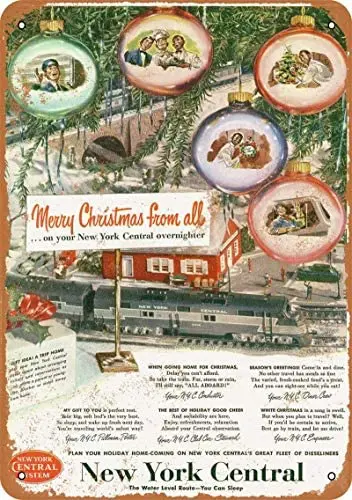 

1950 Нью-Йорк Центральная ночь металлическая вывеска винтажный внешний вид алюминиевая табличка мужская пещера Паб Клуб кафе бар настенные в...