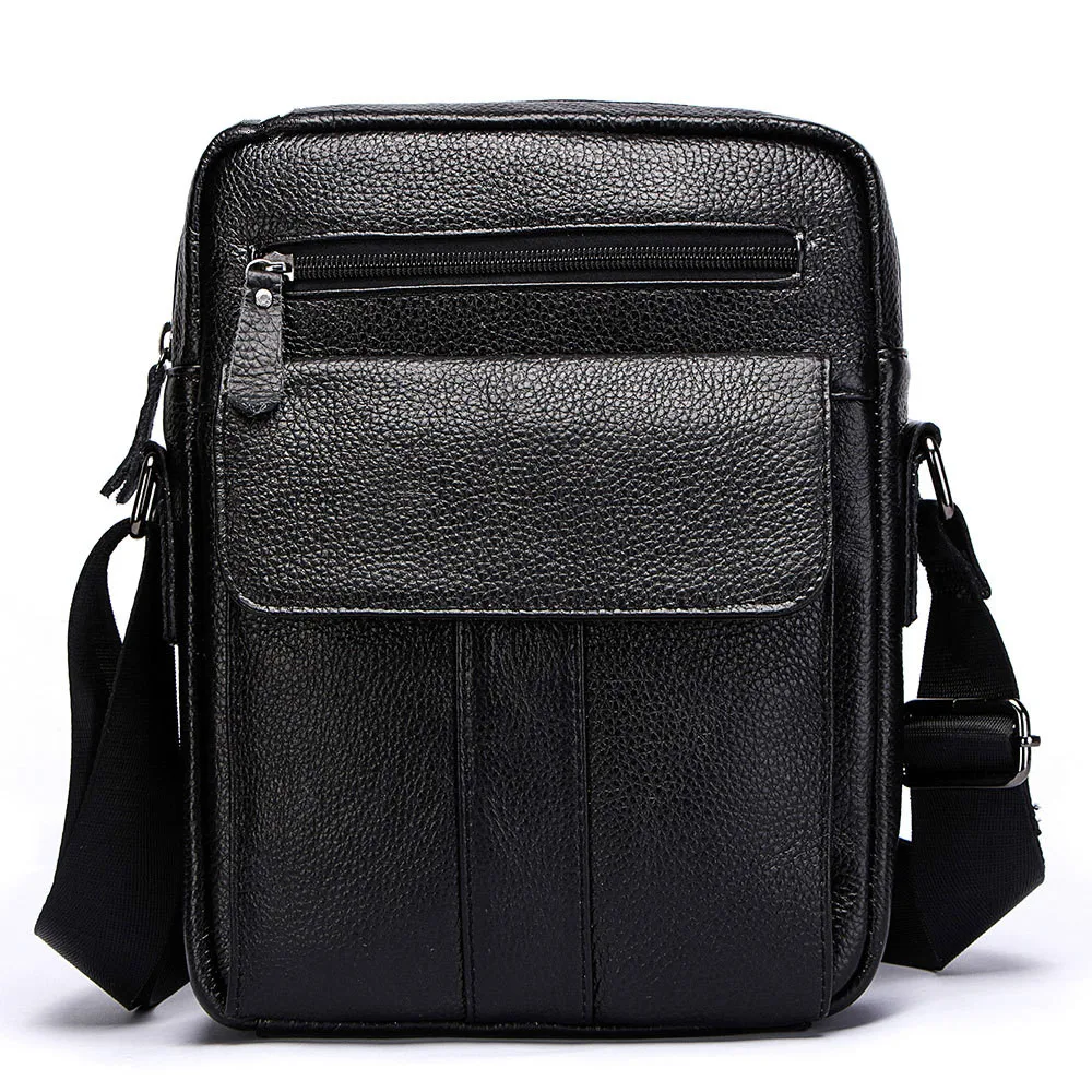 

Retro Leather Fashion Bag Multifunctional First Layer Cowhide Business Casual Shoulder Messenger Bag