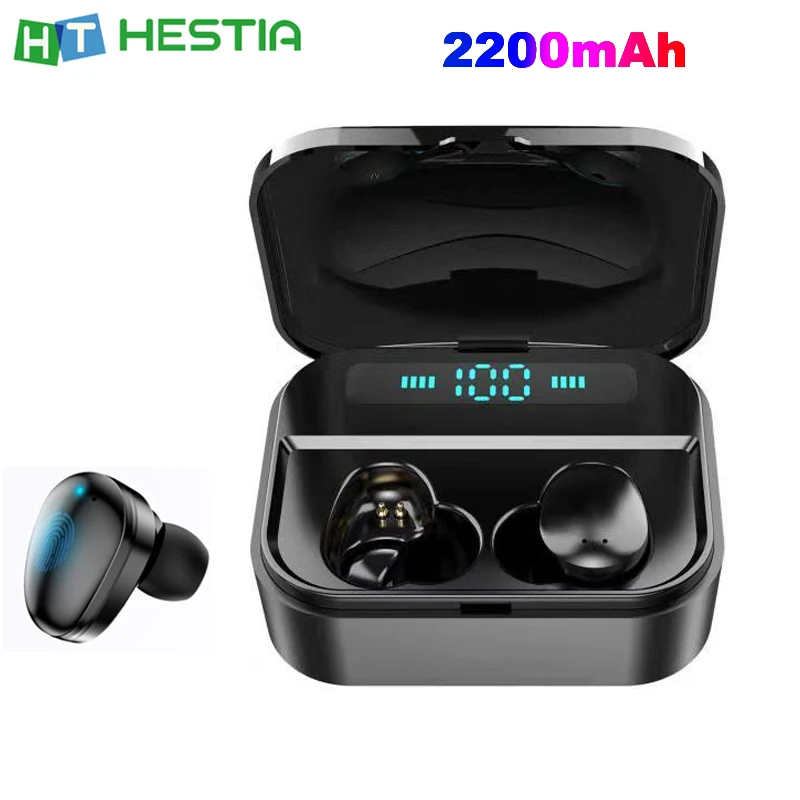 X7 TWS сенсорные bluetooth наушники с отпечатком пальца настоящие Беспроводные