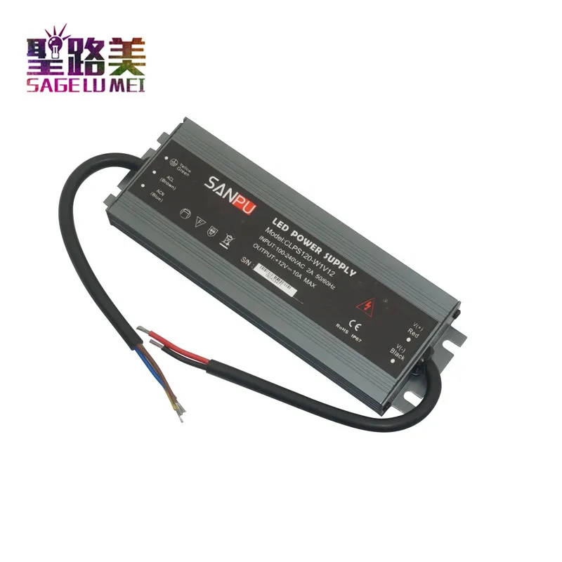 Сверхтонкий водонепроницаемый светодиодный блок питания для наружного